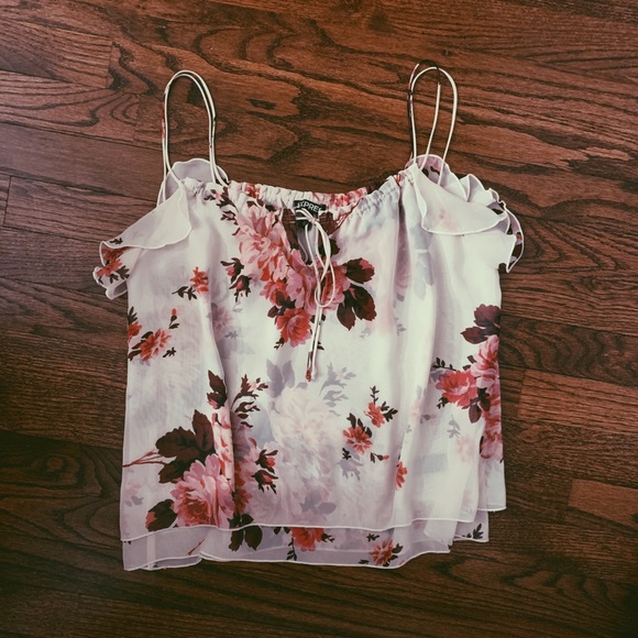 Express Tops - Express Floral Tank Top